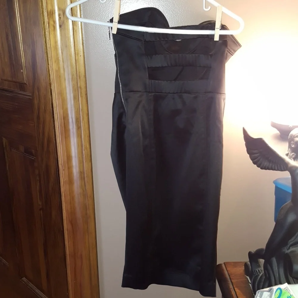 Bebe open back sweetheart strapless mini dress XS - Picture 3 of 7